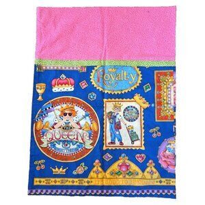 The Queen Mary Engelbreit Pillowcase Vintage Colorful Pink